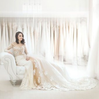 Fishtail and mermaid wedding